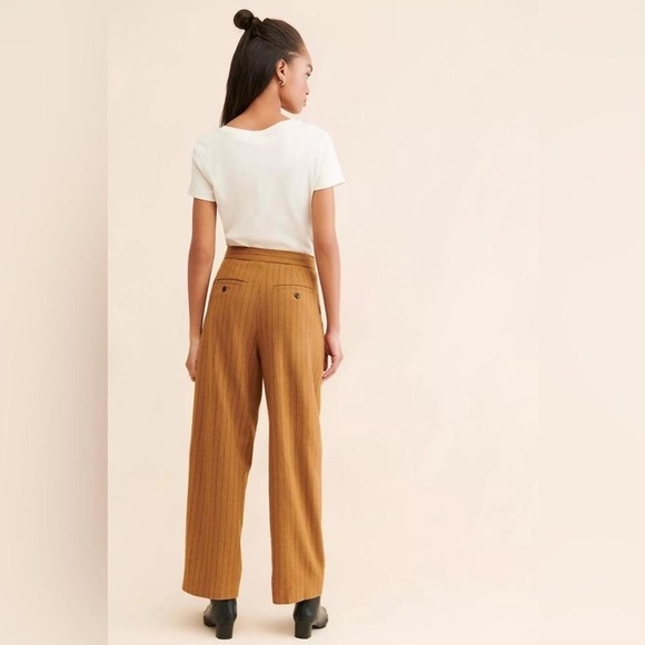 Madewell Pants - Madewell Women's Brown Wide-Leg Pants